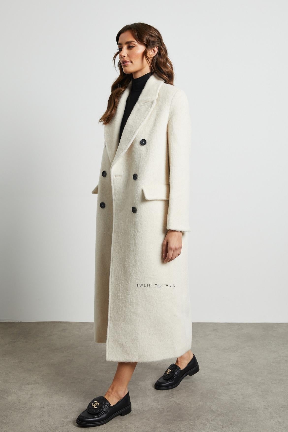 Loren Alpaca Wool Coat