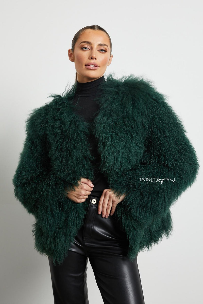 Cali Mongolian Fur Coat