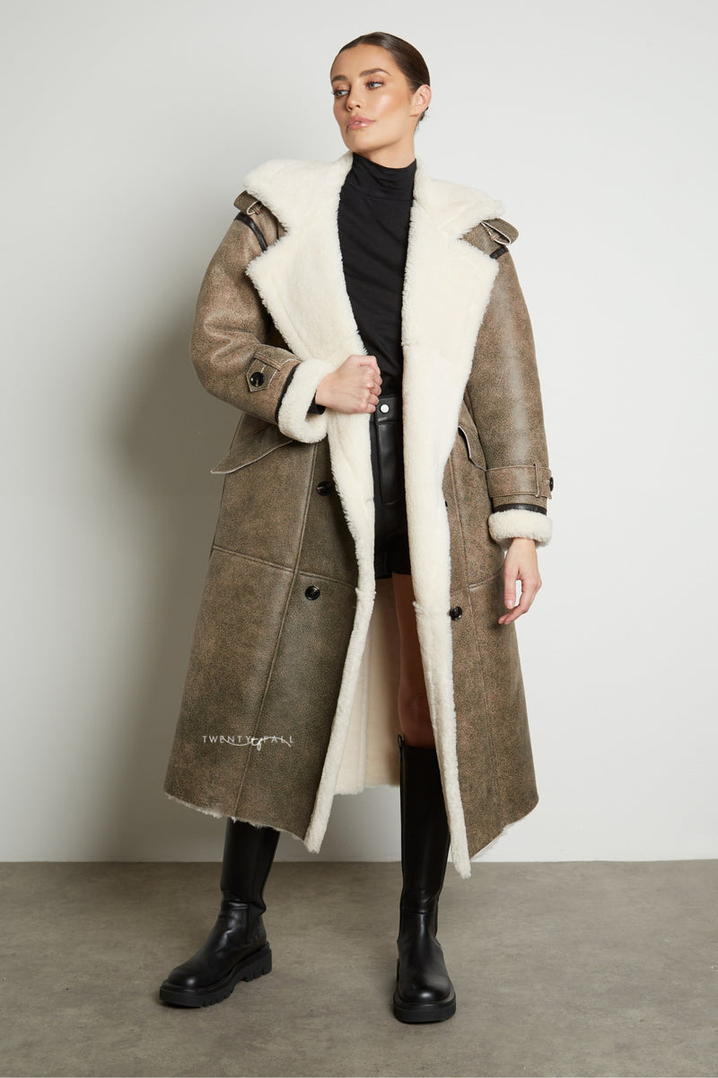 Sara Shearling Coat