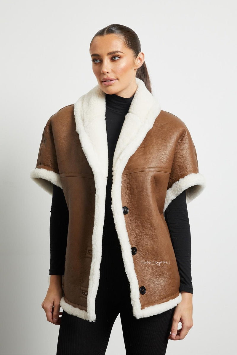 Andra Shearling Gilet