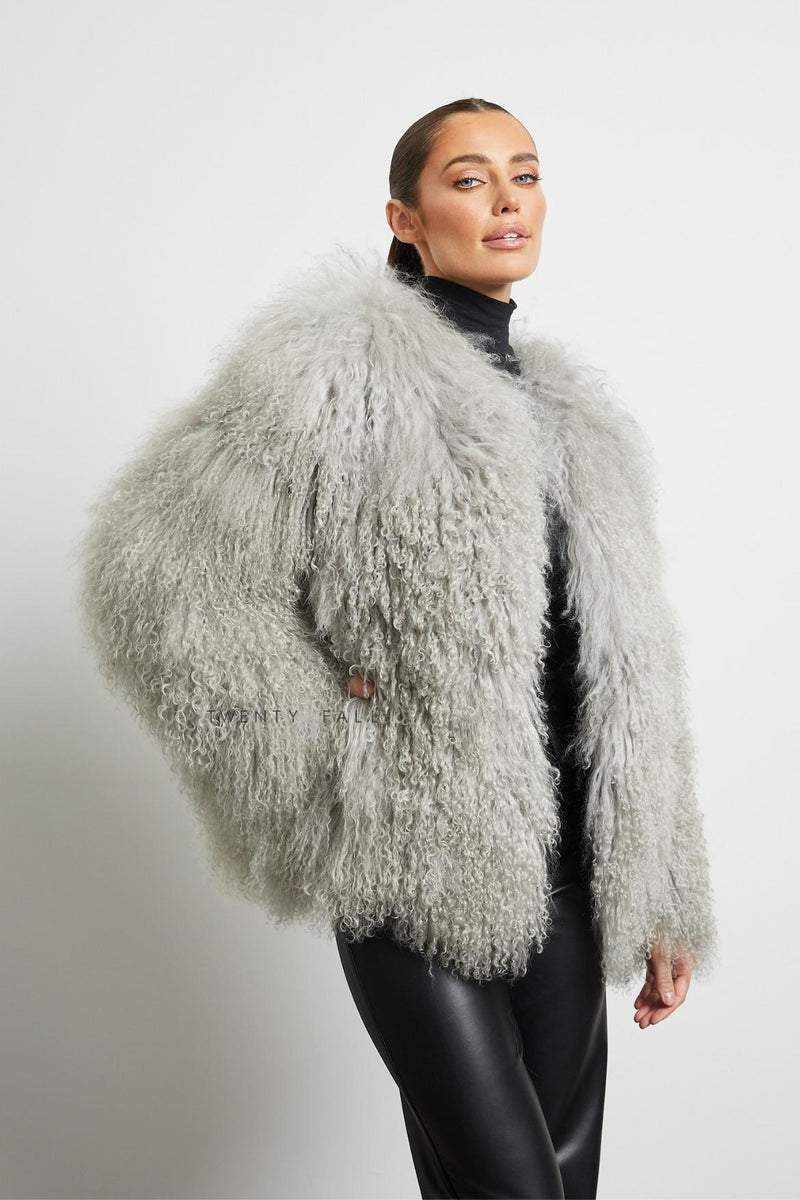 Cali Mongolian Fur Coat