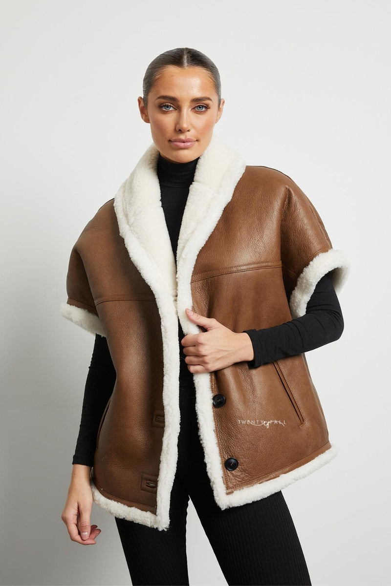 Andra Shearling Gilet