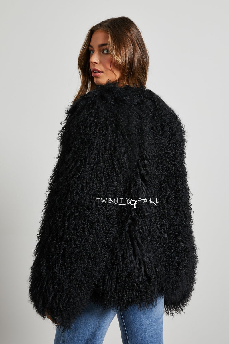 Cali Mongolian Fur Coat