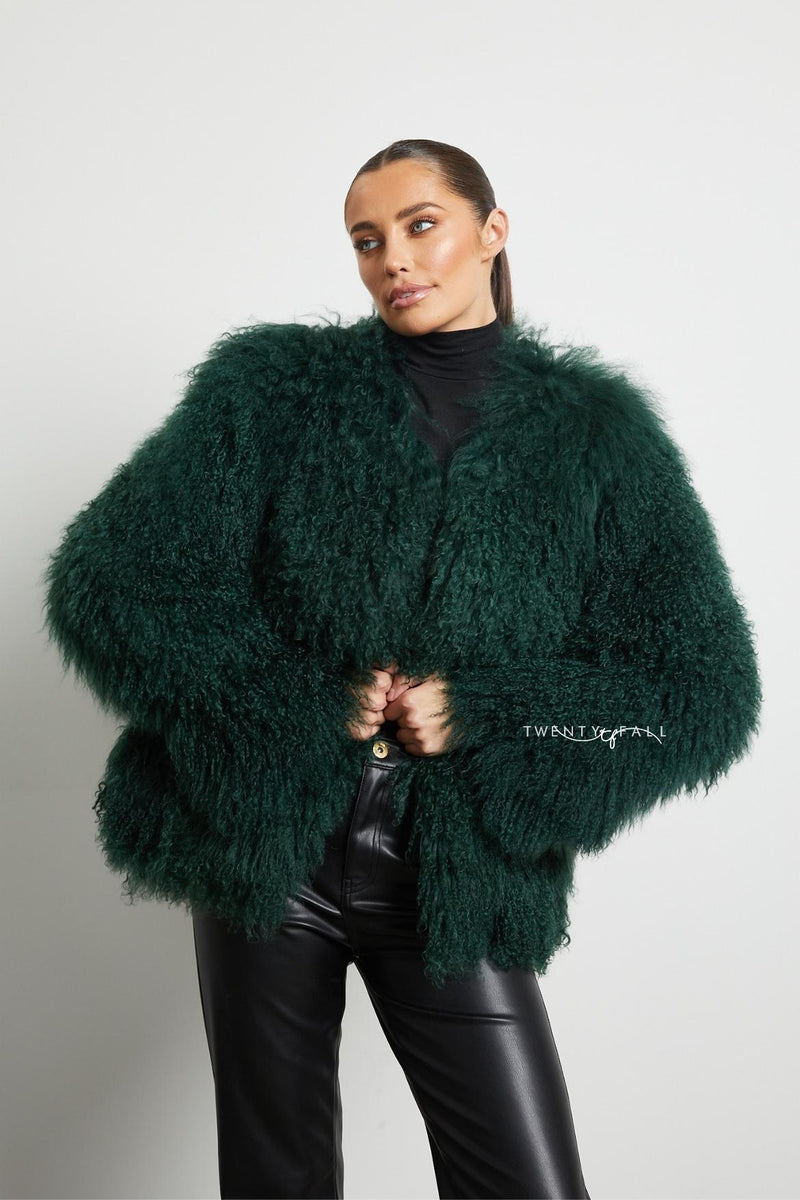 Cali Mongolian Fur Coat