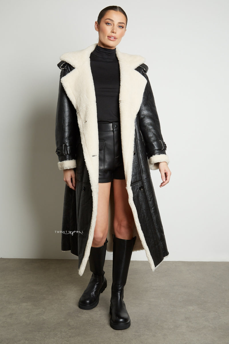 Sara Shearling Coat