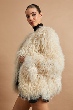 Cali Mongolian Fur Coat