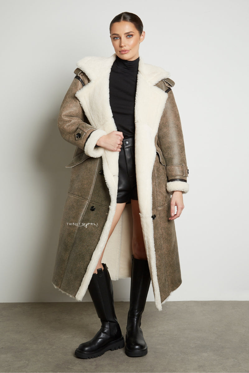 Sara Shearling Coat