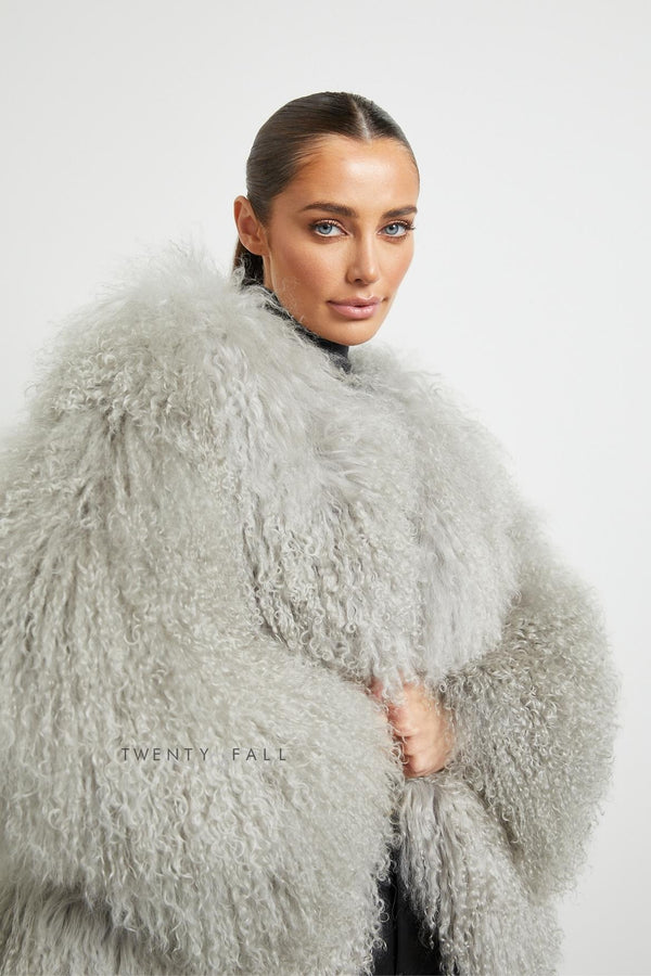 Cali Mongolian Fur Coat