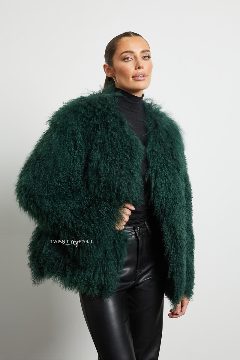Cali Mongolian Fur Coat