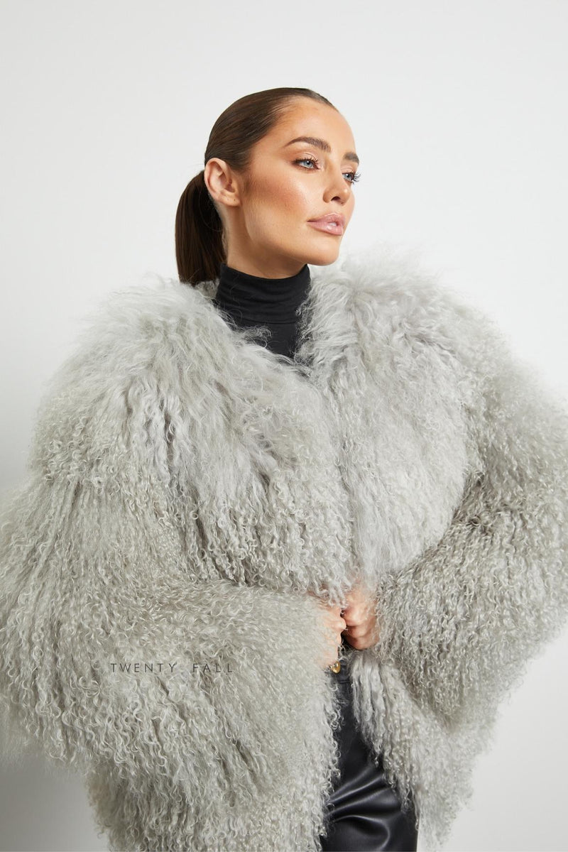 Cali Mongolian Fur Coat