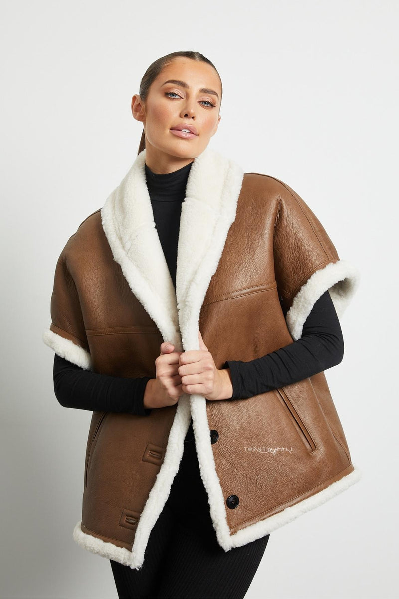 Andra Shearling Gilet