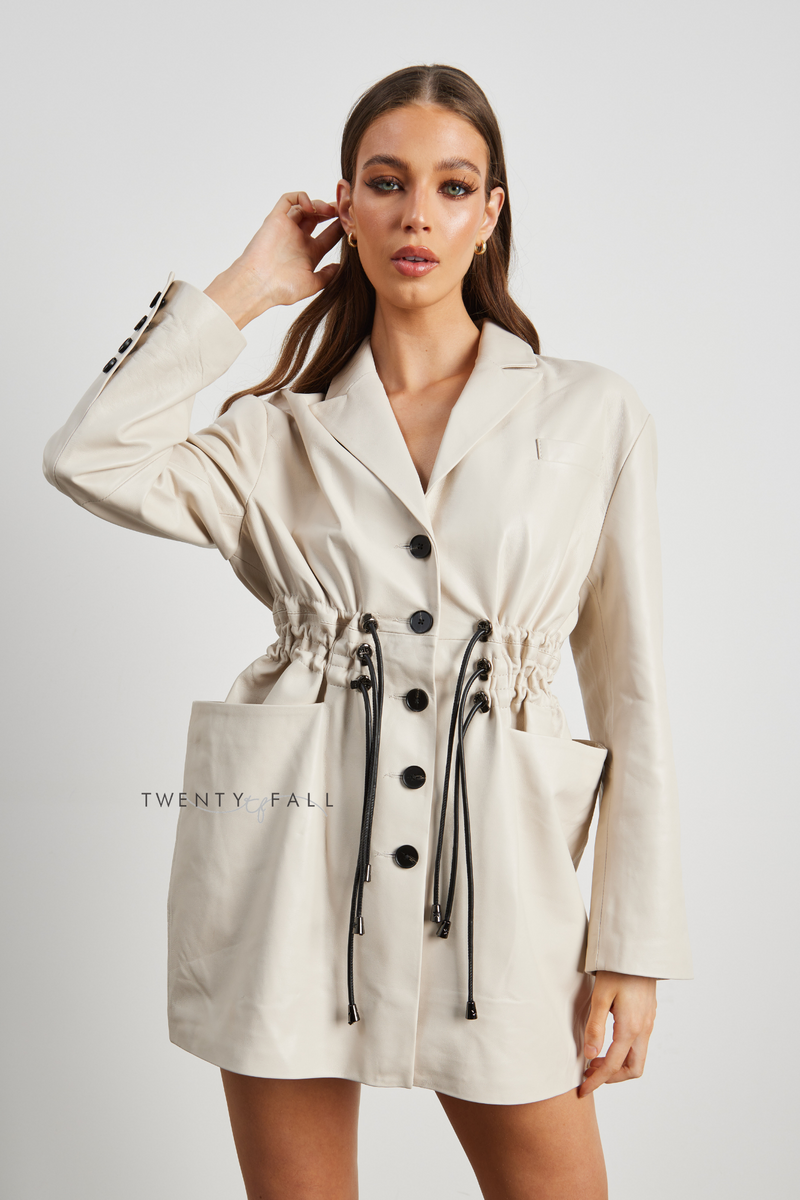 Lana Leather Blazer