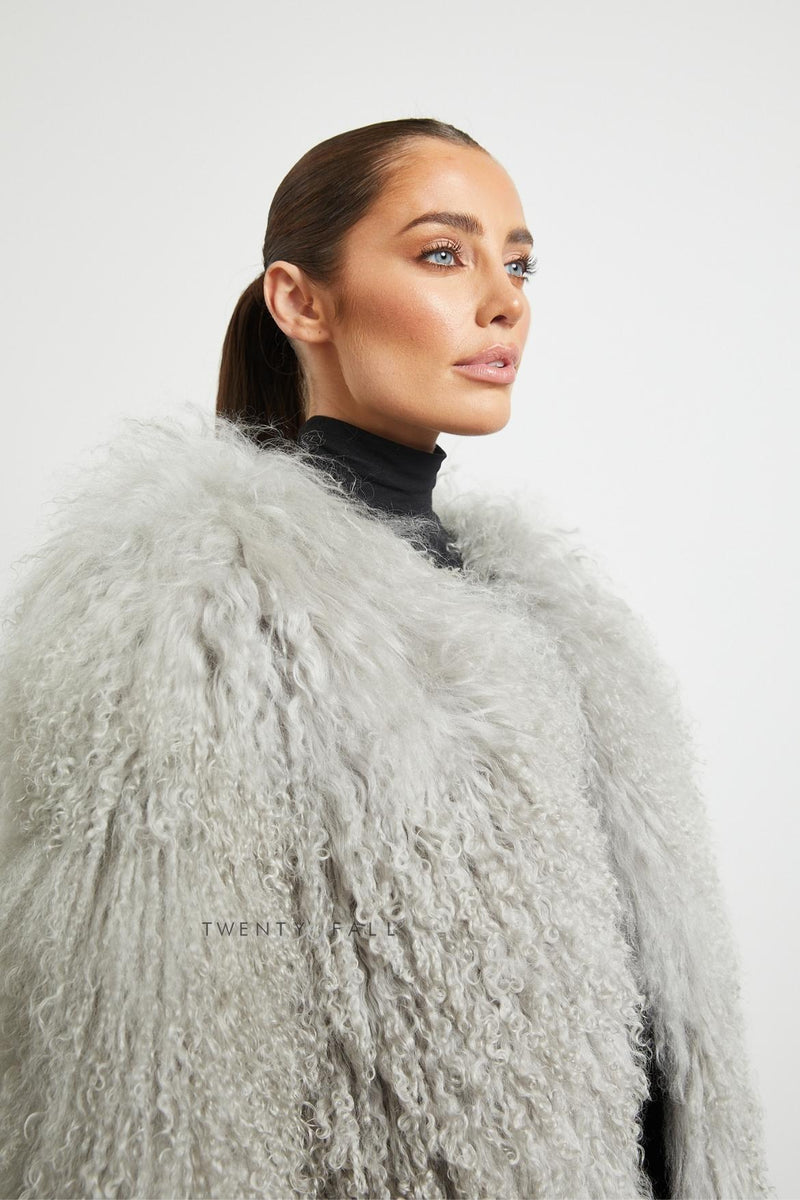 Cali Mongolian Fur Coat