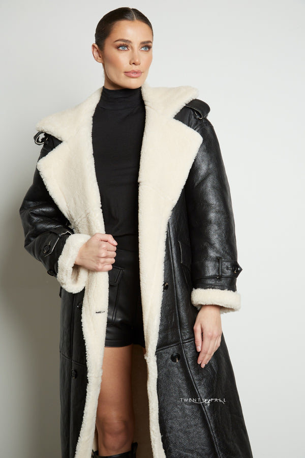 Sara Shearling Coat