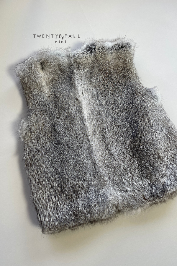 Grey Fur Gilet