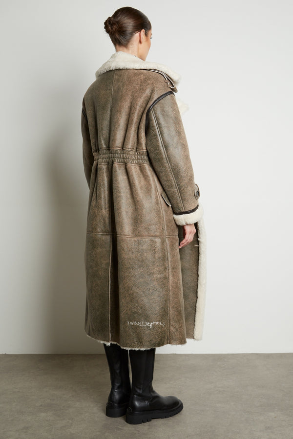 Sara Shearling Coat