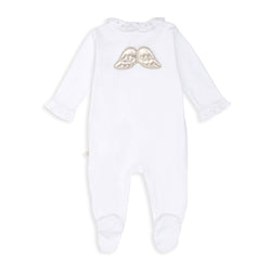 Angel Wing Pima Cotton Sleepsuit