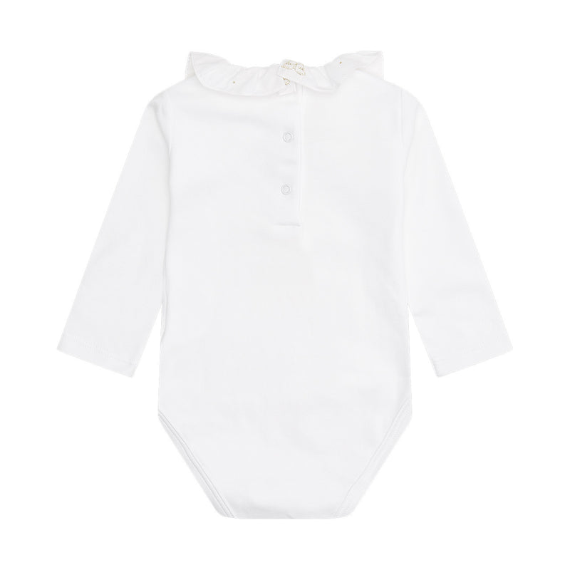 Angel Wing Ruffle Collar Onesie